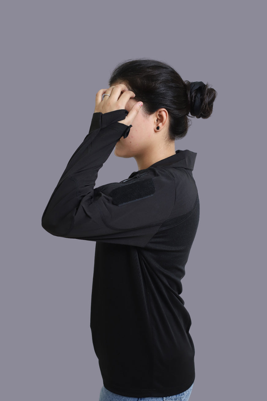 OG Full Sleeves Black Sports T-Shirts for Women